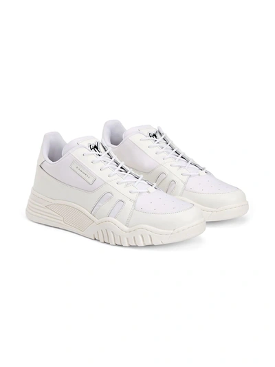 Shop Giuseppe Junior Talon Jr Low-top Sneakers In White