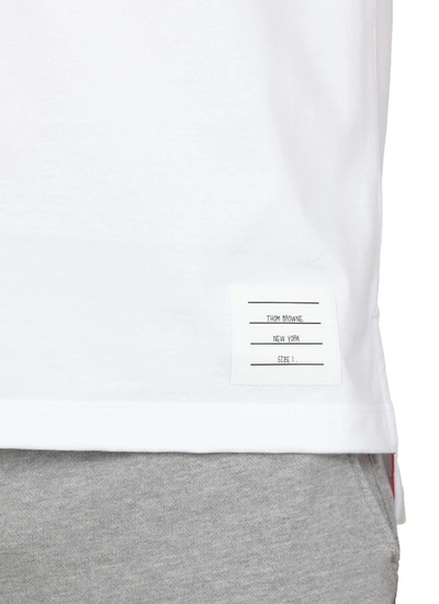 Shop Thom Browne T-shirts And Polos White