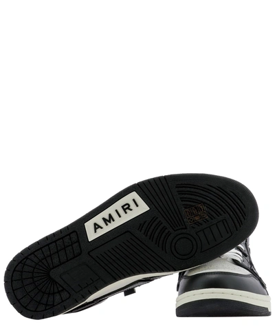 Shop Amiri "skel Top" Sneakers In Black  