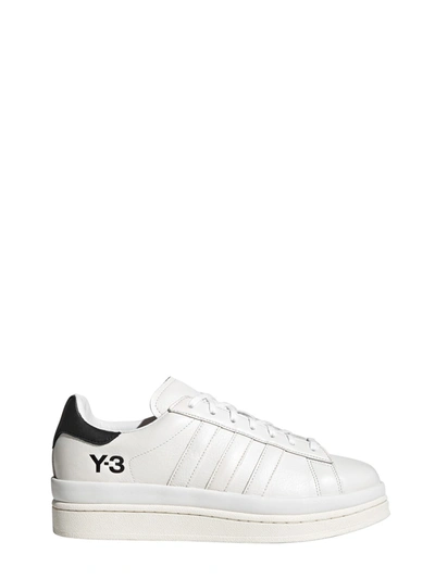 Shop Adidas Y-3 Yohji Yamamoto Women's White Leather Sneakers