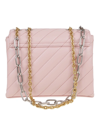 Shop Off-white Women's Pink Leather Shoulder Bag