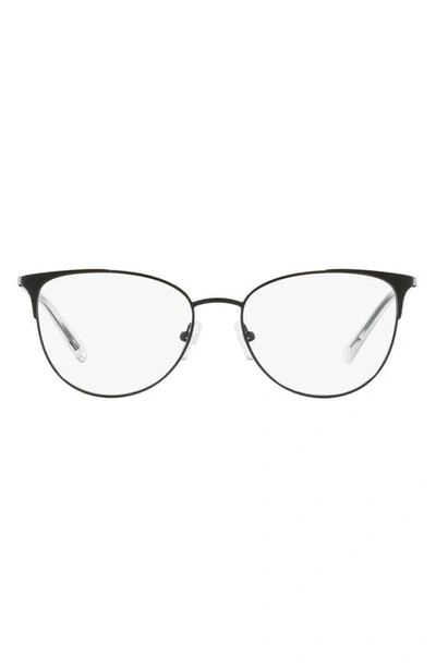 Shop Armani Exchange 52mm Cat Eye Optical Glasses In Black