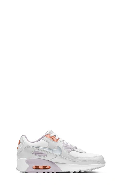 Shop Nike Air Max 90 Sneaker In White/ Platinum/ Violet