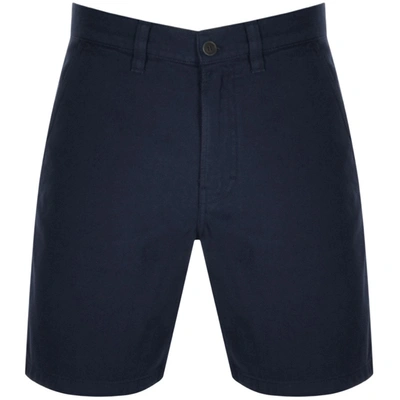 Shop Nudie Jeans Luke Worker Shorts Navy