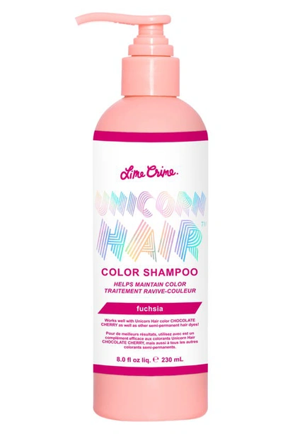 Shop Lime Crime Unicorn Hair Color Shampoo In Fuschia
