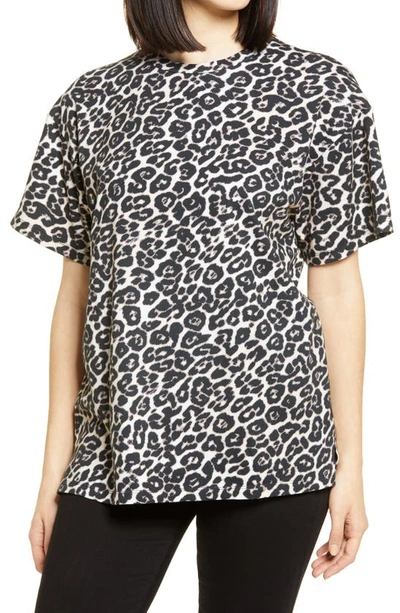 Shop Afrm Helo Animal Print T-shirt In Spring Leopard