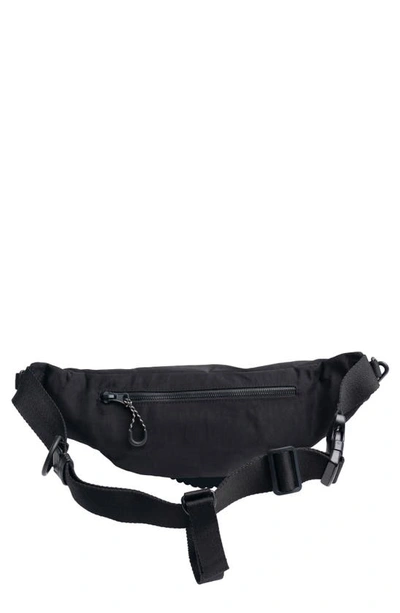 Shop Beis Béis The Pack Nylon Belt Bag In Black
