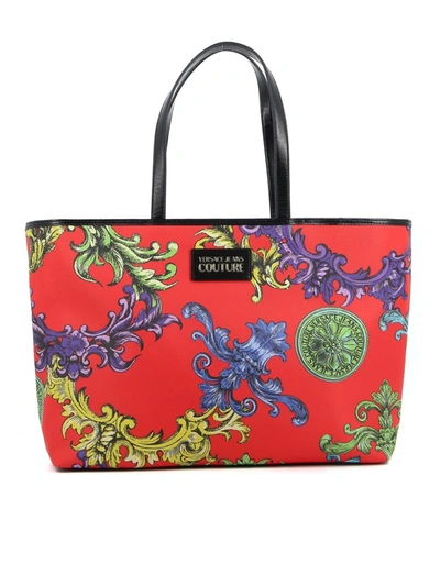 Shop Versace Jeans Couture Heritage Tote Bag Multicolor