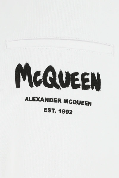 Shop Alexander Mcqueen Black Cotton Joggers Black  Donna 40