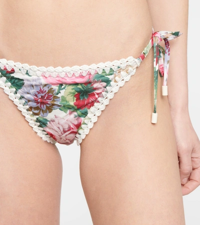 Shop Zimmermann Mae Floral Bikini In Multicoloured