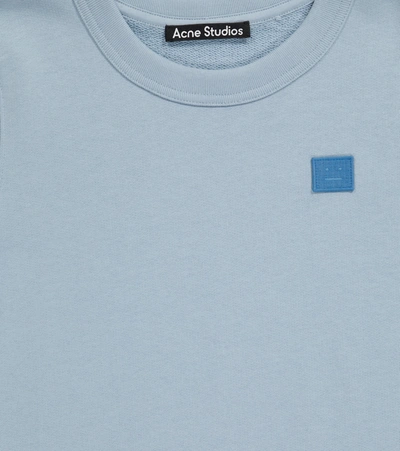 Shop Acne Studios Cotton Sweatshirt In Blue
