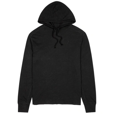 Shop Rag & Bone Flame Black Slubbed Cotton Sweatshirt