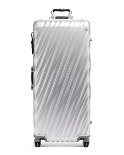 Shop Tumi Rolling Trunk Luggage In Silver