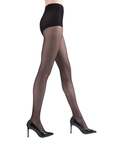 Shop Natori 2-pack Shimmer Sheer Control-top Tights In Nude