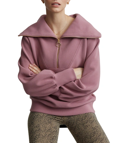 Varley Vine Ottoman Half Zip Pullover In Nostalgia Rose