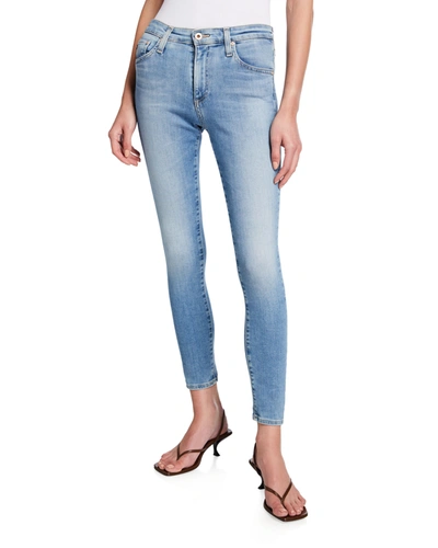 Shop Ag Farrah Mid-rise Ankle Skinny Jeans In Provision