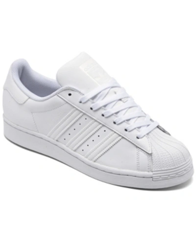 Shop Adidas Originals Women's Originals Superstar Casual Sneakers From Finish Line In White