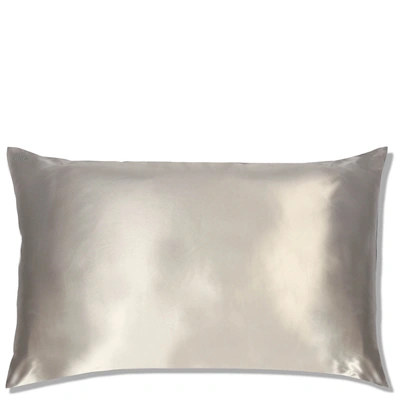 Shop Slip Silk Pillowcase King (various Colors) - Silver