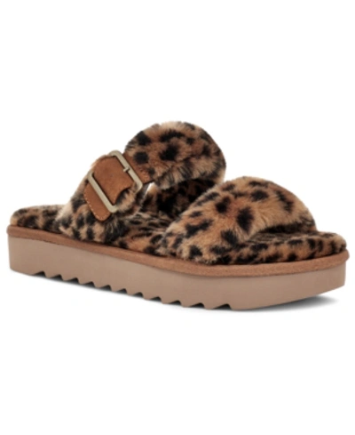 Shop Koolaburra By Ugg Koolabura By Ugg Women's Furr-ah Cheetah Slipper Sandals Women's Shoes