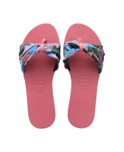 Shop Havaianas Women's You St. Tropez Flip Flop Sandals Women's Shoes In Pink Porcelain