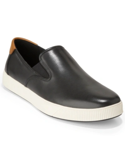 Shop Cole Haan Men's Nantucket 2.0 Slip-on Sneakers Men's Shoes In Black