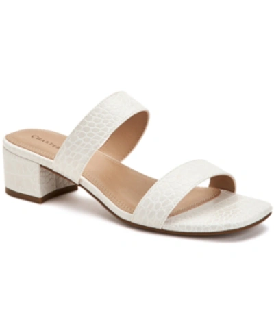 Shop Charter Club Vernaa Dress Sandals, Created For Macy's In White Croc