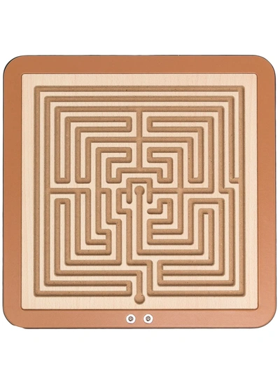 Shop Pinetti Arianna Labyrinth Board Game Set In Braun