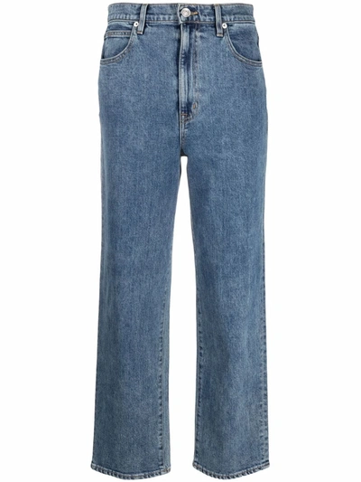 Shop Slvrlake Straight-leg Jeans In Blau