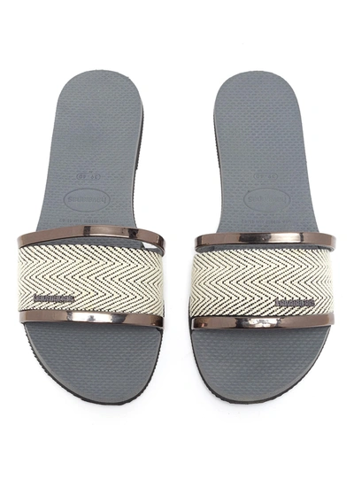 Shop Havaianas 'you Trancoso Premium' Logo Plaque Triple Band Flatform Sandals