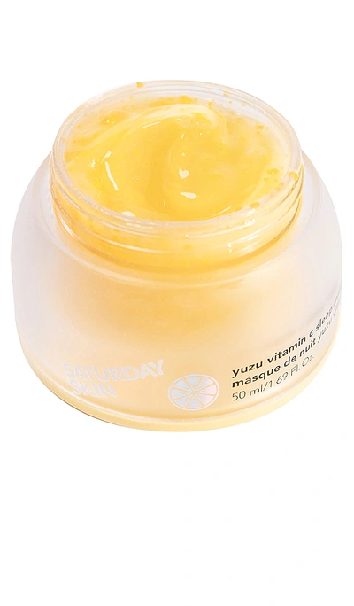 Saturday Skin Yuzu Vitamin C Sleep Mask 1.69 oz/ 50 ml In Beauty: Na