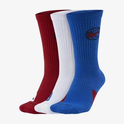 Shop Nike Everyday Crew Basketball Socks In Multi-color