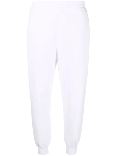 Shop Alexander Mcqueen Logo-print Track Pants In 0909 White
