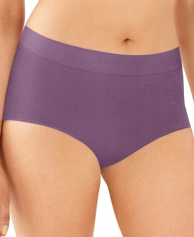 Shop Bali One Smooth U All Over Smoothing Brief Underwear 2361 In Plummed Out Pointelle