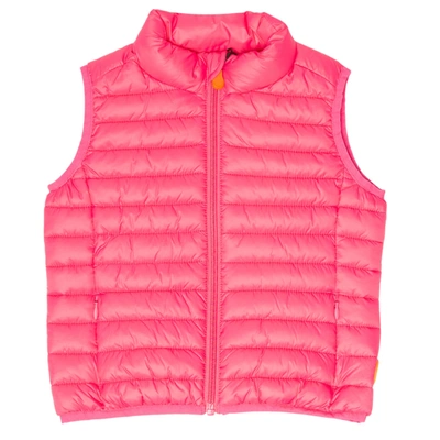 Shop Save The Duck Gilet Pink  In Rosa