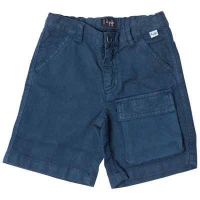 Shop Il Gufo Shorts Cotton  In Blu