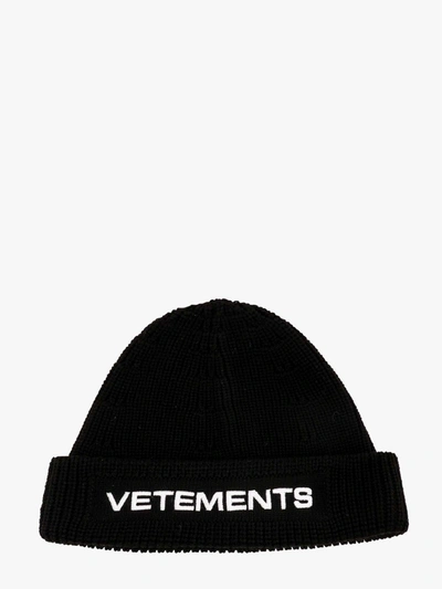 Shop Vetements Hat In Black