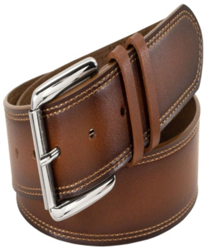 Shop Stacy Adams Men's Dylan Casual Leather Belt In Brown