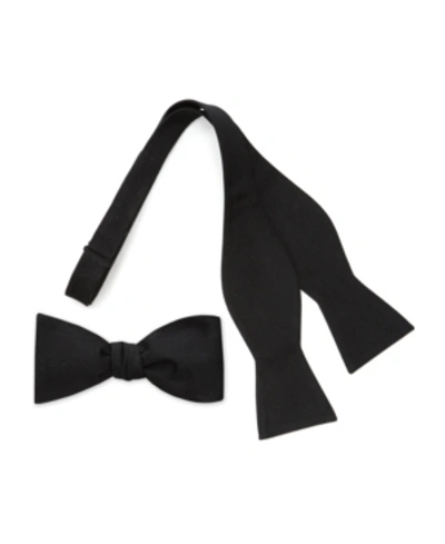 Shop Ox & Bull Trading Co. Men's Self Bow Tie In Black