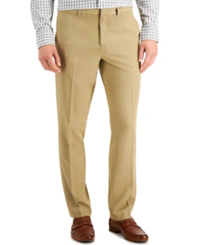 Shop Perry Ellis Portfolio Men's Modern-fit Stretch Solid Resolution Pants In Elmwood