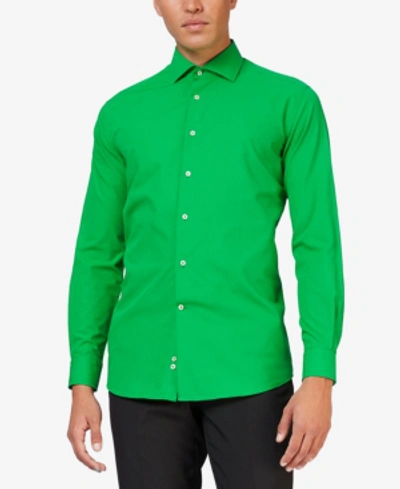 Shop Opposuits Men's Evergreen Solid Color Shirt In Green