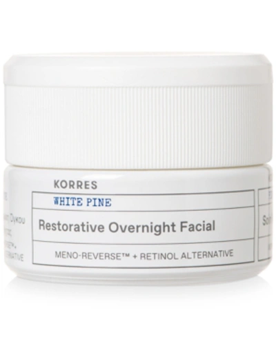 Shop Korres White Pine Restorative Overnight Facial