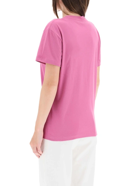 Shop Raf Simons T-shirt With Patch In Purple