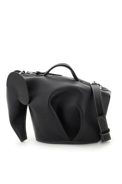 Shop Loewe Elephant Large Bag In Black