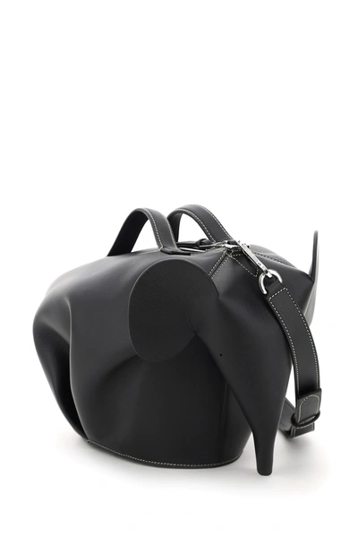 Shop Loewe Elephant Large Bag In Black