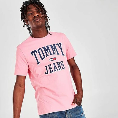 Shop Tommy Hilfiger Tommy Jeans Men's Talent T-shirt In Island Rose