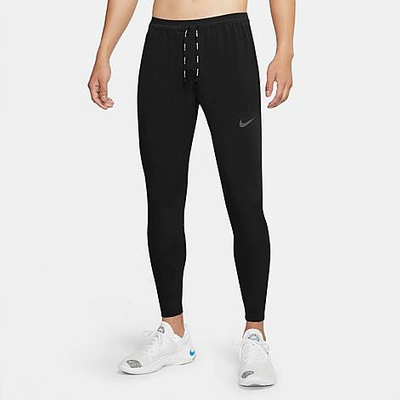 Shop Nike Men's Swift Training Pants In Black/black/reflect Black