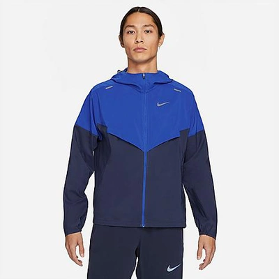Nike Men's Windrunner Running Jacket In Game Royal/obsidian/reflective  Silver | ModeSens