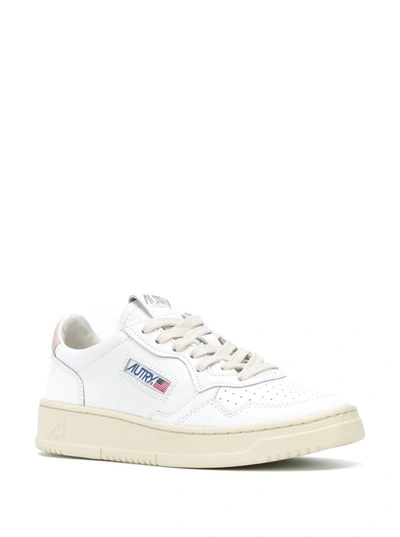 Shop Autry Crac Leather Crac White Pow Sneaker