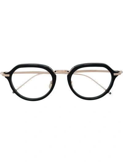 Thom Browne Round Frame Glasses In 02