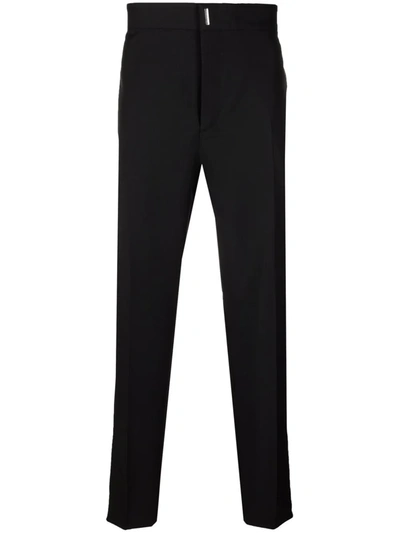 Shop Givenchy Tailored Wool Trousers In Schwarz
